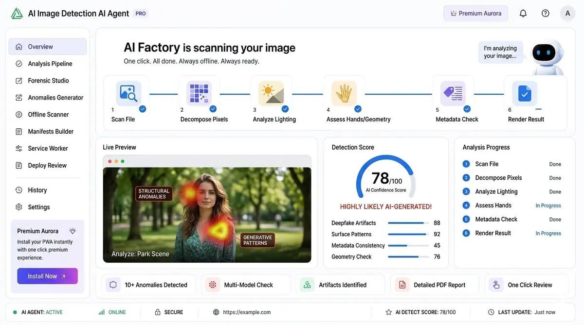 AI UI design AI UI Design — example of the AI tool dashboard software